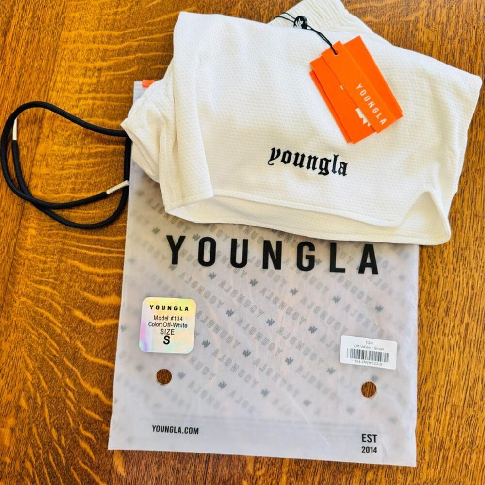 Young LA Model  Game-time Shorts White SMALL